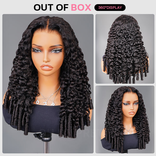 Voluminous & Bouncy Burmese Curly M-Cap 9x6 Lace Wig – Glueless, Bleached Knots, Adjustable Drawstrings