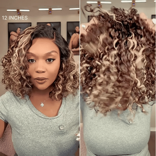 Ready-to-Wear Glueless Curly Bob Wig | Natural & Secure for Daily Wear