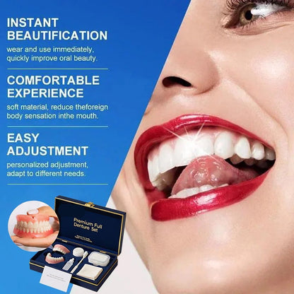 🔥Ends Today: 70% OFF!(Affordable Beauty🧏‍♀️🧏‍♂️) --Advanced Customized Full Denture Set🦷