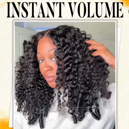 Voluminous & Bouncy Burmese Curly M-Cap 9x6 Lace Wig – Glueless, Bleached Knots, Adjustable Drawstrings