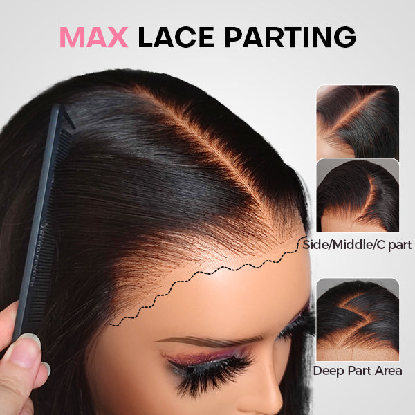 Face-Framing Trendy Layers Pre-Everything M Cap 9x6 Lace Wig – Upgraded Body Wave, Glueless, Pre-Plucked, Pre-Bleached & Pre-Cut